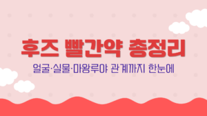후즈 빨간약 총정리 – 얼굴·실물·마왕루야 관계까지 한눈에